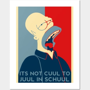 Its not cuul to juul in schuul meme Posters and Art